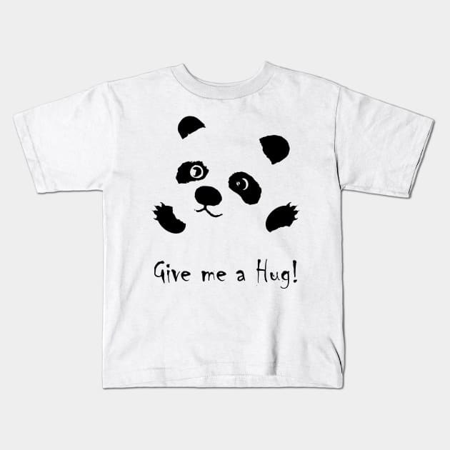 Give me a Hug! Kids T-Shirt by Scailaret